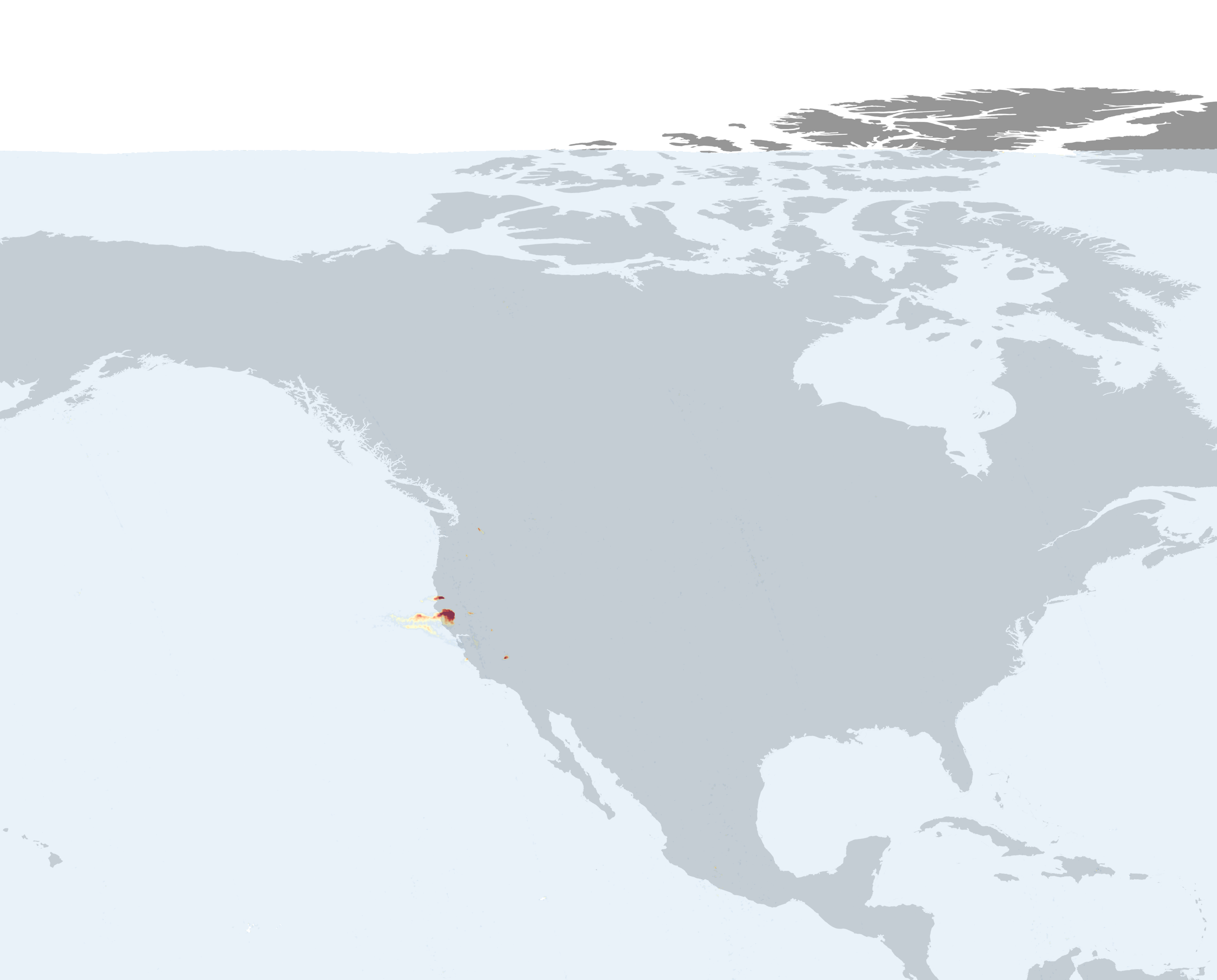 California fires 2020 HCHO emission