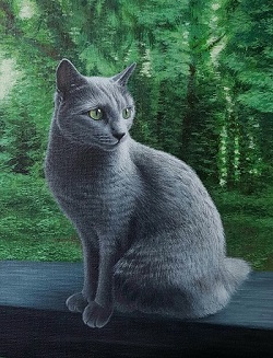 Cat painting