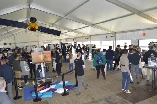 Open doors tent