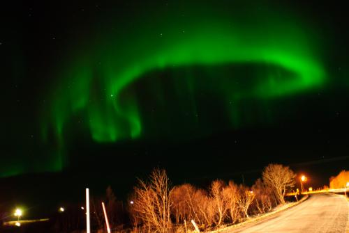 Une aurore aux îles Lofoten norvégiennes. Crédit: Jeroen van Gent.
