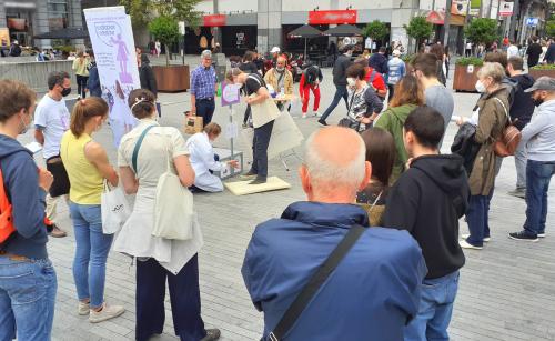 Soapbox Science Brussels 2021