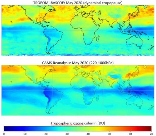 Global maps data assimilation techniques TROPOMI BASCOE and CAMS