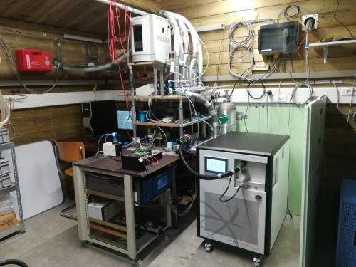 PTR-TOF-MS-instrument in meetcabine 
