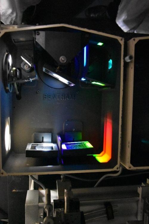 Radiometry equipment: double monochromator