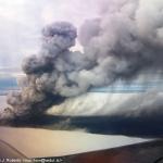 Grimsvötn nuage de cendres volcaniques
