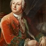 Portrait de M.V. Lomonosov