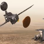 Mars ExoMars orbiteur et rover sur Mars